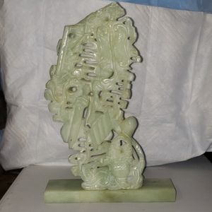 Japanese jade statue
